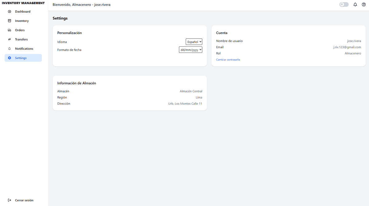 Inventory Management System (Multi-Warehouse)